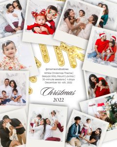 Green Brown and Red Retro Vintage Envelope Merry Christmas Greet